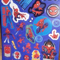 200 бр Спайдърмен Spiderman книжка албум самозалепващи лепенки стикери, снимка 3 - Други - 35248001