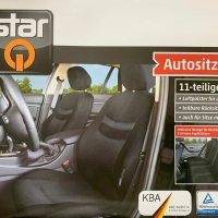 Комплект предни и задни калъфки за седалки за кола STARQ Germany 11 части