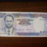 500 франка Бурунди 1995 UNC, снимка 1 - Нумизматика и бонистика - 43561321