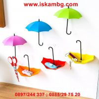 лепящи закачалки - цветни чадърчета - код 1956, снимка 11 - Други стоки за дома - 26902920