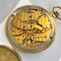 IWC 18k златен джобен часовник, снимка 4 - Джобни - 43592074