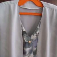 Нов дамски копринен костюм-Л, снимка 5 - Костюми - 28695205