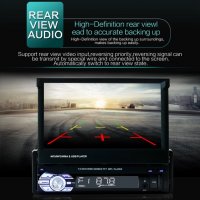 1Din Мултимедия за кола музика bluetooth usb видео екран touch screen радио cd dvd, снимка 5 - Аксесоари и консумативи - 26514874