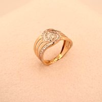 Златни дамски пръстени 14К, снимка 7 - Пръстени - 40614427