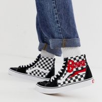 НОВИ Vans Sk8-Hi David Bowie Diamond Dogs ОРИГИНАЛНИ мъжки кецове - 42/27см, снимка 6 - Кецове - 32310039