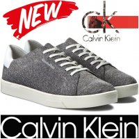 ПРОМО 🍊 CALVIN KLEIN № 37 до 40 🍊 Дамски кецове с плетен мрежест ефект нови с кутия, снимка 12 - Дамски ежедневни обувки - 26547398