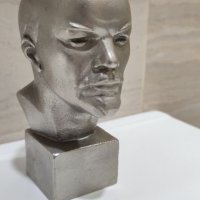Алуминиев бюст на Ленин , снимка 1 - Антикварни и старинни предмети - 39584121