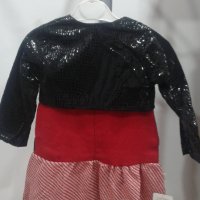 Детска плътна рокличка с болеро, снимка 4 - Детски рокли и поли - 32557569
