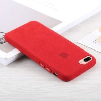 ЛУКС оригинален iPhone Алкантара кейс case за X XS MAX 7 8 Plus 6 6s , снимка 4 - Калъфи, кейсове - 26583808