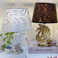 Лампа-лебед - нощно осветление с формата на грациозен лебед, снимка 2 - Лед осветление - 44852624
