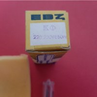  Халогенна Крушка EBZ за Проектори-220V,650W,G6.35 , снимка 2 - Крушки - 43611442