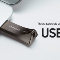Флаш памет SAMSUNG BAR Plus 64GB, 300Mb/s, снимка 5 - USB Flash памети - 43285194