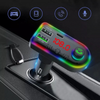 Трансмитер за кола, 12/24V, 3.1A, Bluetooth, USB, подсветка , снимка 2 - Аксесоари и консумативи - 36535025