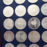 Сребърни немски монети 1951-2000, снимка 7 - Нумизматика и бонистика - 32858323