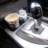 BMW E60/E61 FACELIFT Cup Holder - БМВ Е60/Е61 фейслифт поставка за чаши, снимка 4 - Аксесоари и консумативи - 37379980