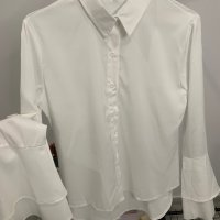 Бяла риза в размер L, снимка 2 - Ризи - 44096870