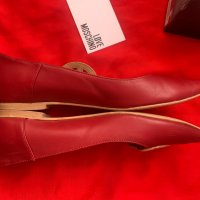 100% Love Moschino Кожени остри обувки, Номер 39, снимка 10 - Дамски елегантни обувки - 34755546