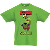 Детска тениска Spike Brawl Stars, снимка 3 - Детски тениски и потници - 32930698