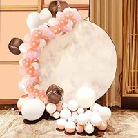 Декорация - Украса Арка с 129 балона в бяло и розово, снимка 2 - Декорация за дома - 39005919