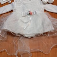 Луксозен комплект за момиче 0-3месеца, снимка 1 - Комплекти за бебе - 19589310