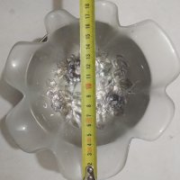 посребрена метална купа арт деко, снимка 4 - Антикварни и старинни предмети - 40640152