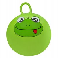 Подскачаща топка (хоп-хоп) жаба зелена 