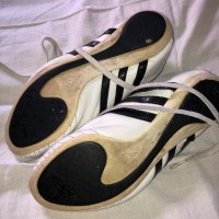 Adidas Дамски бели маратонки естествена кожа, снимка 4 - Маратонки - 28737166