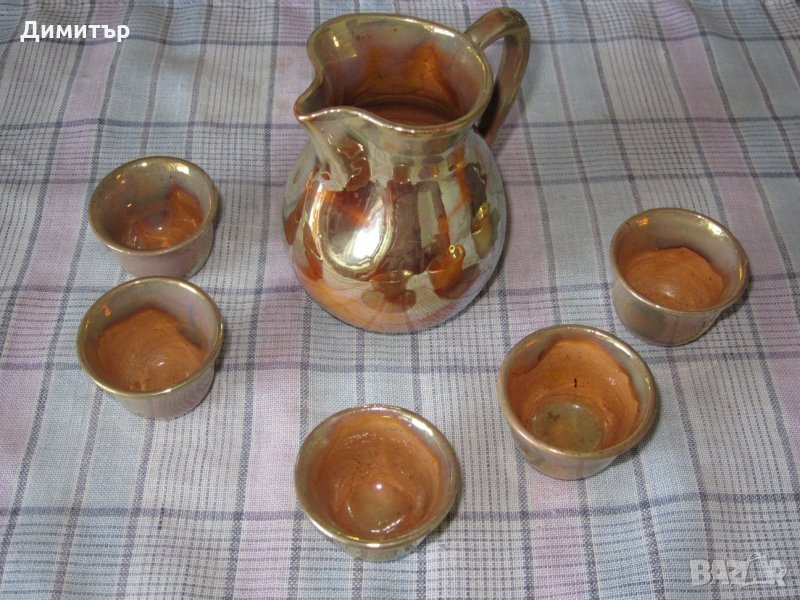 Сервиз за ракия - керамичен, снимка 1