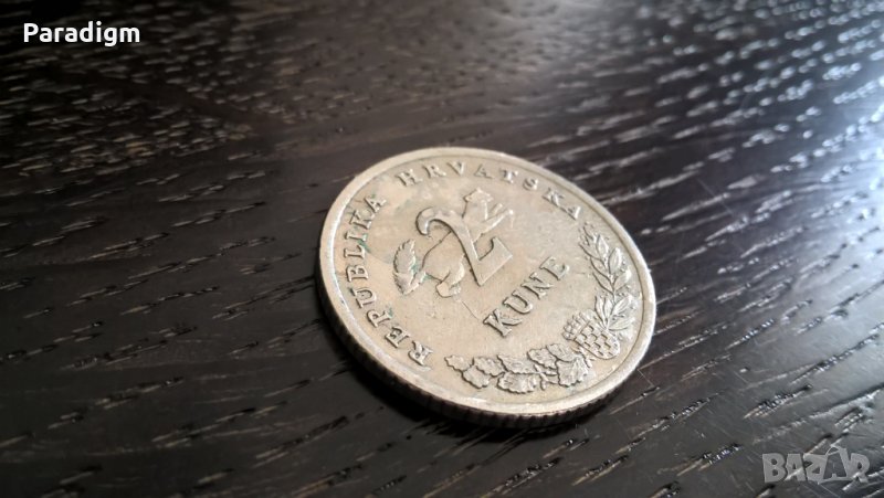 Mонета - Хърватска - 2 куни | 2007г., снимка 1