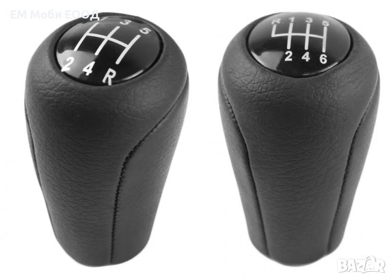 Топка Кожена за Скоростен Лост за Мазда MAZDA 3 5 6 CX-7 MX-5 с 5 и 6 скорости, снимка 1