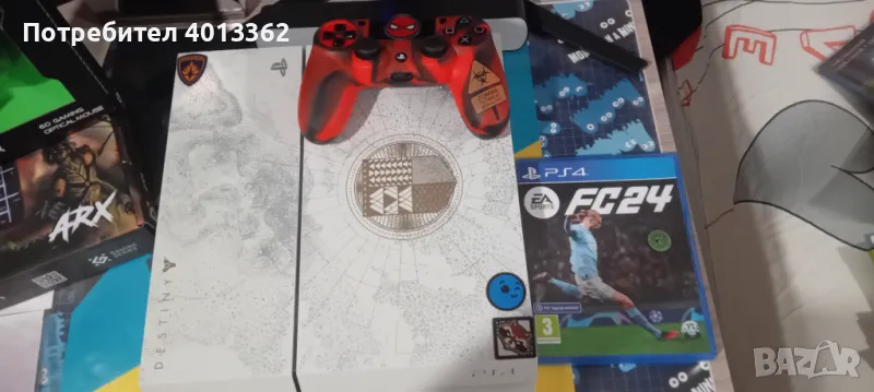 Ps4 limited edition И КЛАВИАТУРА И МИШКА+FC24, снимка 1