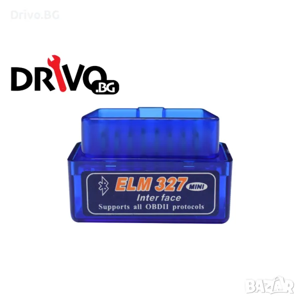 Универсална Bluetooth OBD2 Диагностика за Автомобили/Коли-iOS/Android, снимка 1