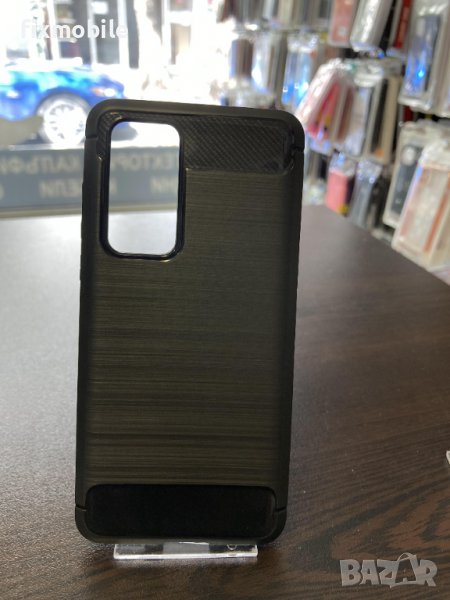 Huawei P40 карбон силиконов гръб / кейс, снимка 1
