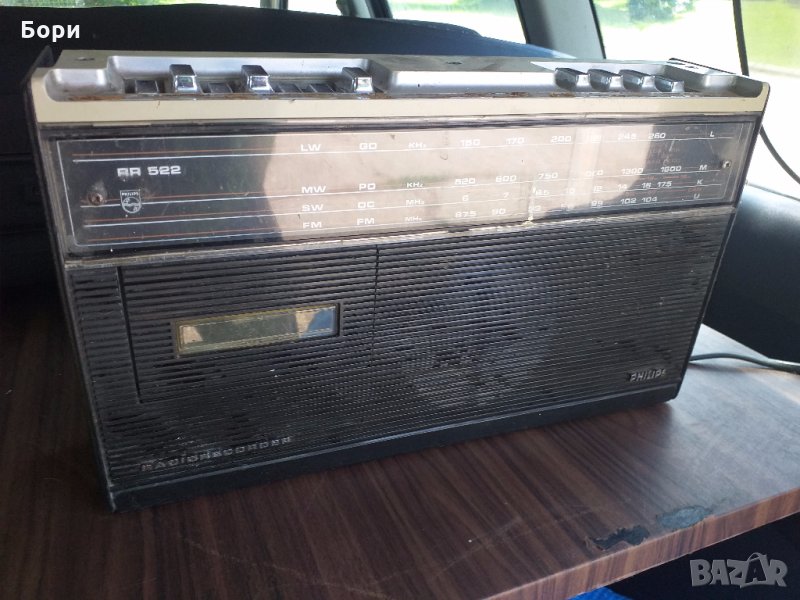 PHILIPS RR 522 Радиокасетофон, снимка 1
