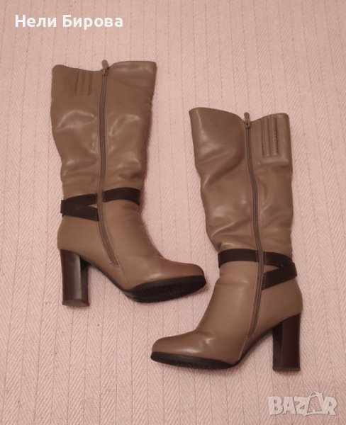 Елегантни дамски ботуши МАТ СТАР, снимка 1