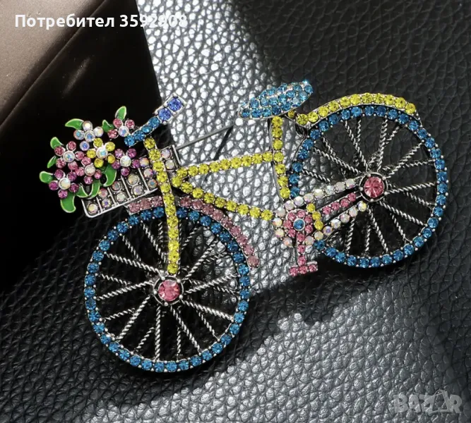 Брошка колело, снимка 1