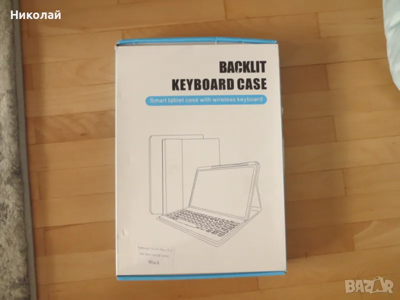 Калъф с блутут клавиатура за Samsung Galaxy Tab S9 12.4, снимка 1