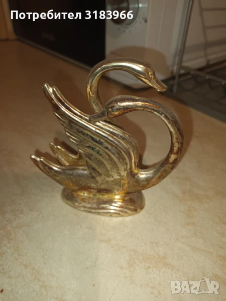 месинг лебед за салфетки, снимка 1