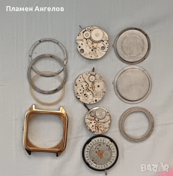 Механизми, машинки, части от руски часовници. , снимка 1