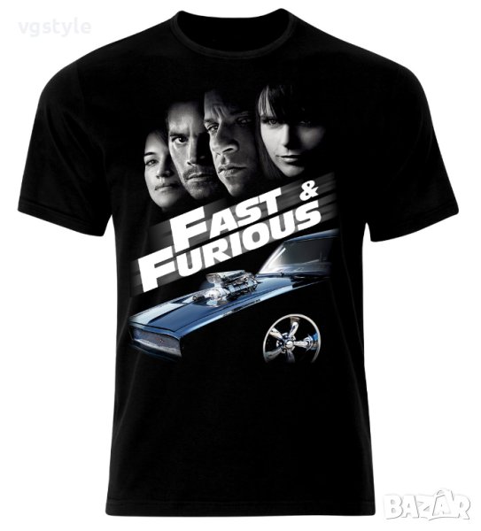 Бързи и Яростни Fast and Furious Brian O'Conner Dominic Toretto Letty Mia Тениска S до XXL , снимка 1
