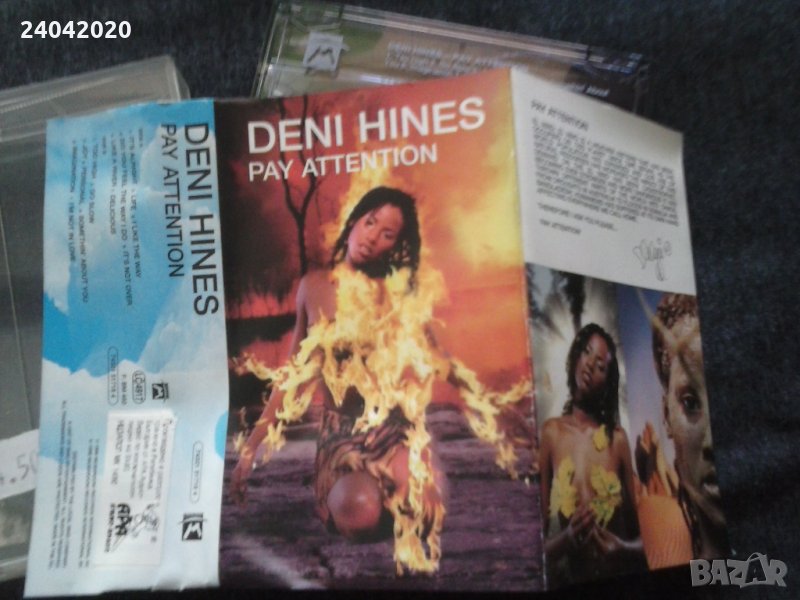 Deni Hines ‎– Pay Attention лицензна касета, снимка 1