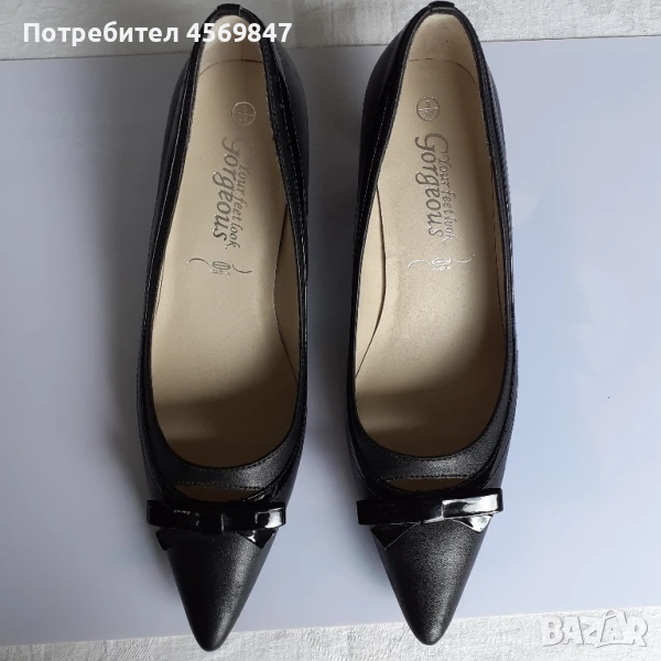 Дамски обувки с нисък ток, снимка 1