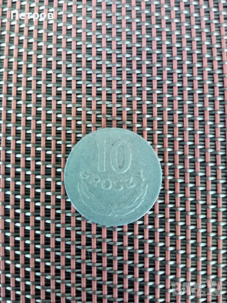 Продавам стара монета-грош-10-1966 г..Полша., снимка 1