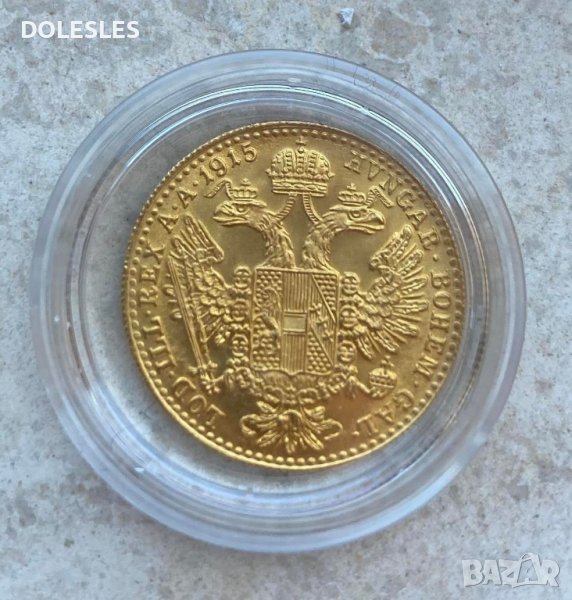 Златна монета 1 австрийски дукат Франц Йосиф, снимка 1
