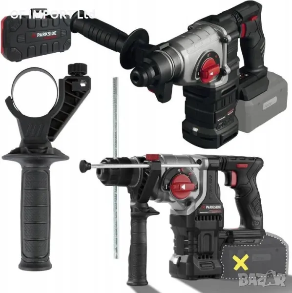 НОВО Акумулаторен Безчетков Перфоратор PARKSIDE Performance PKHAP 20-Li B2, снимка 1