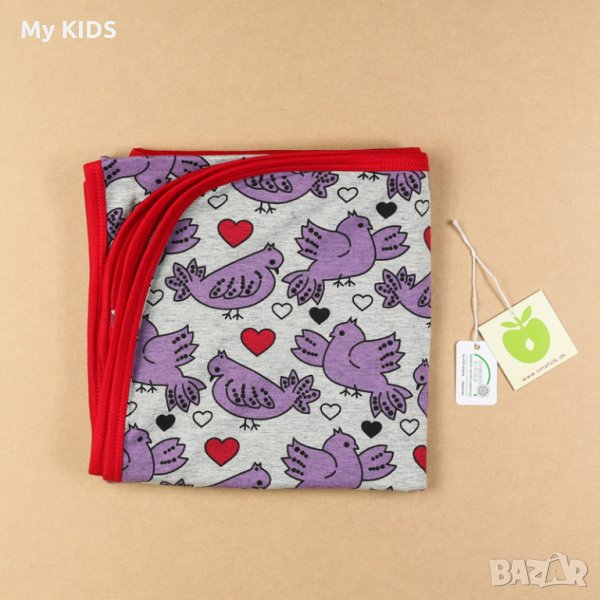 бебешко одеяло / завивка / пелена Smafolk / подарък / погача, снимка 1