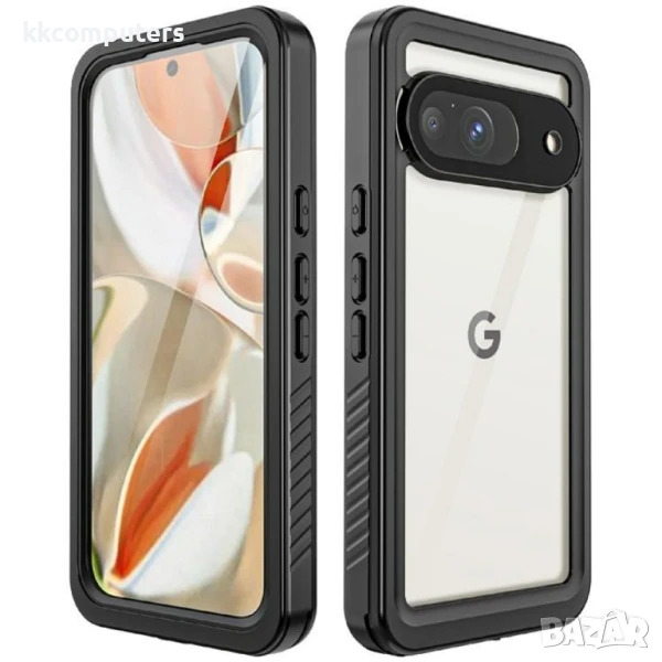 Google Pixel 9 REDPEPPER Водоустойчив / Удароустойчив Калъф + Скрийн Протектор – Черен, IP68, снимка 1