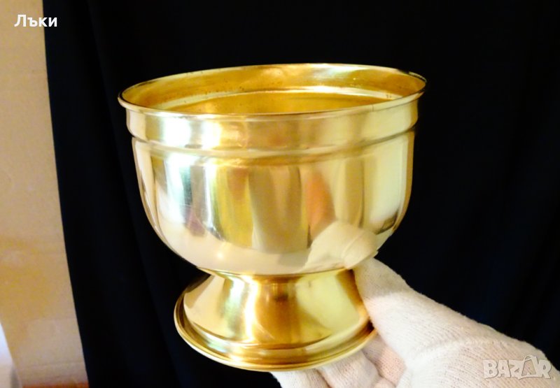 Месингова бонбониера,купичка,съд 12 см. , снимка 1