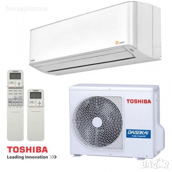 Инверторен климатик Toshiba Super Daiseikai 9 RAS-13PKVPG-E / RAS-13PAVPG-E A+++ / A+++, снимка 1