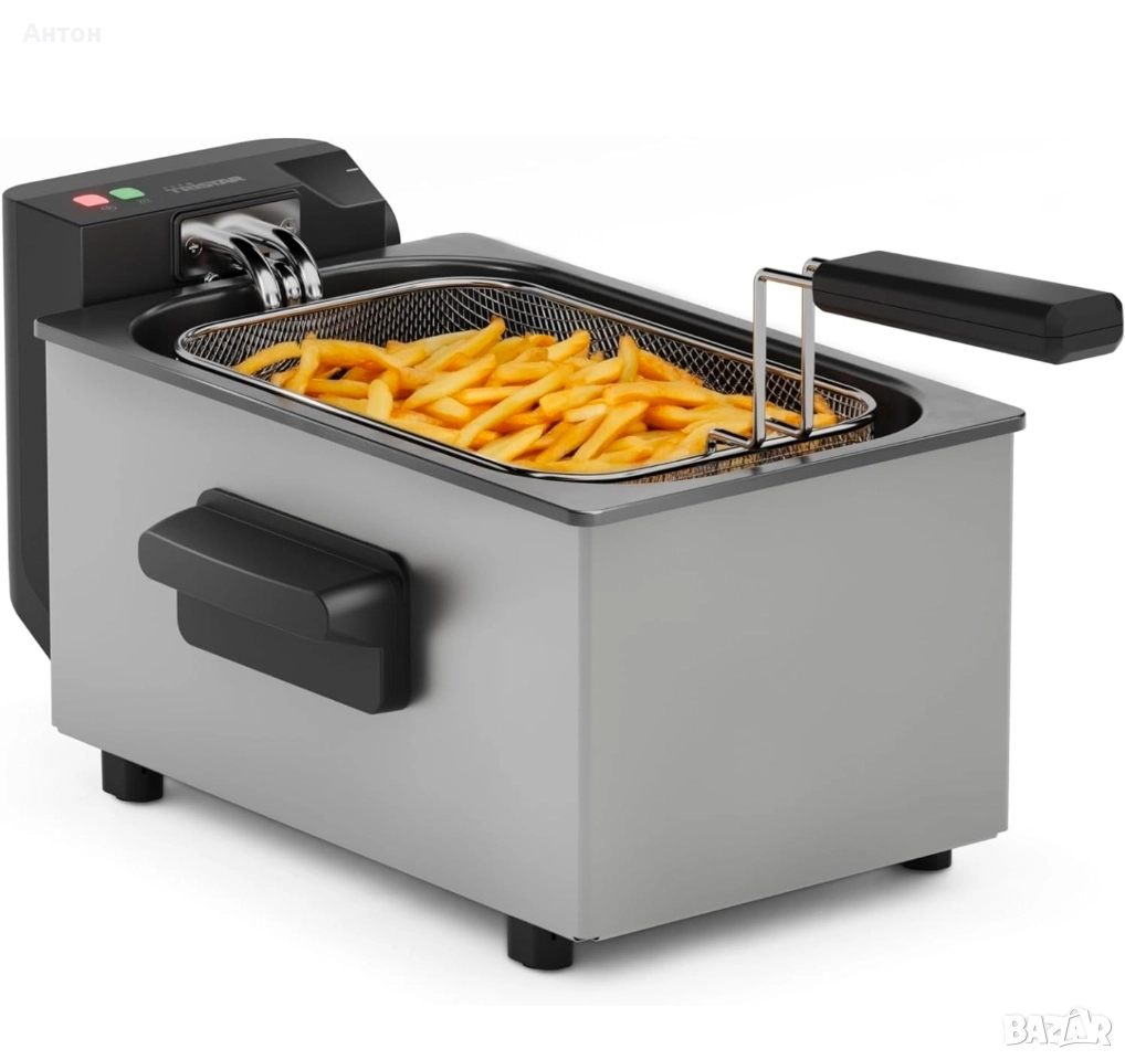 Фритюрник Tristar FR-9326 - Неръждаема стомана, 3 литра, мощен и надежден, снимка 1